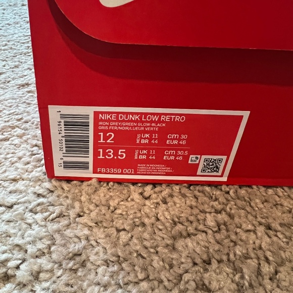 Nike dunk low retro - Men\'s size 12